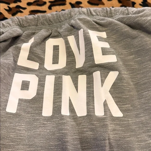 PINK Victoria's Secret Gray Track Pants - Picture 3 of 4
